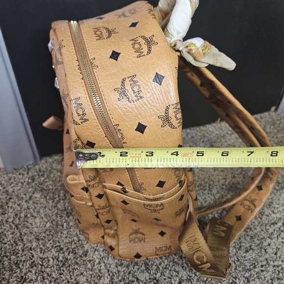 MCM Backpack With Scarf AUTHENTIC - Picture 6 of 16